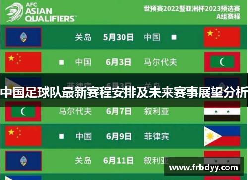 中国足球队最新赛程安排及未来赛事展望分析